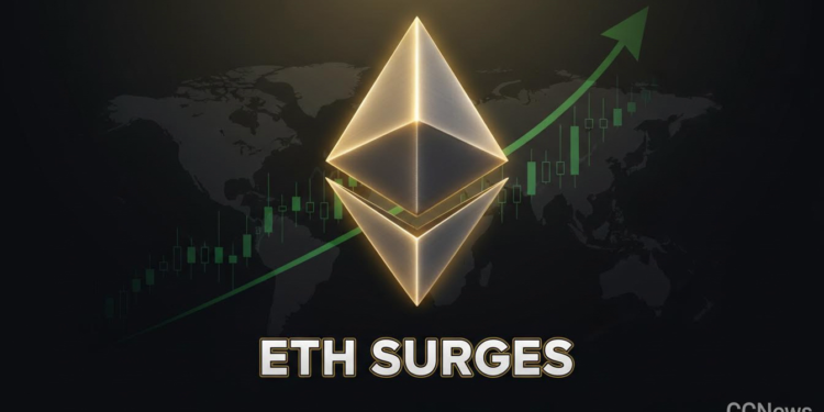 ETH Surges as Staking Growth, Institutional Demand and Regulation Drive Momentum