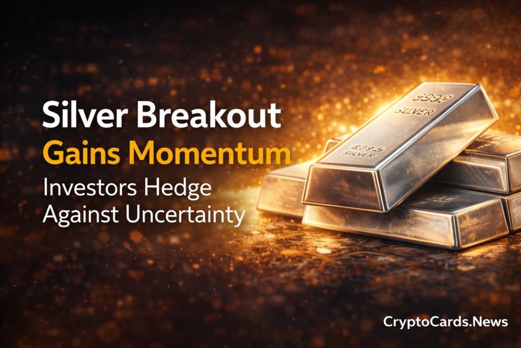 Silver bars gleam with golden glow