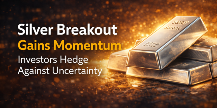 Silver bars gleam with golden glow