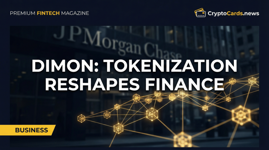 JPMorgan CEO Jamie Dimon Warns Tokenization is Reshaping Finance